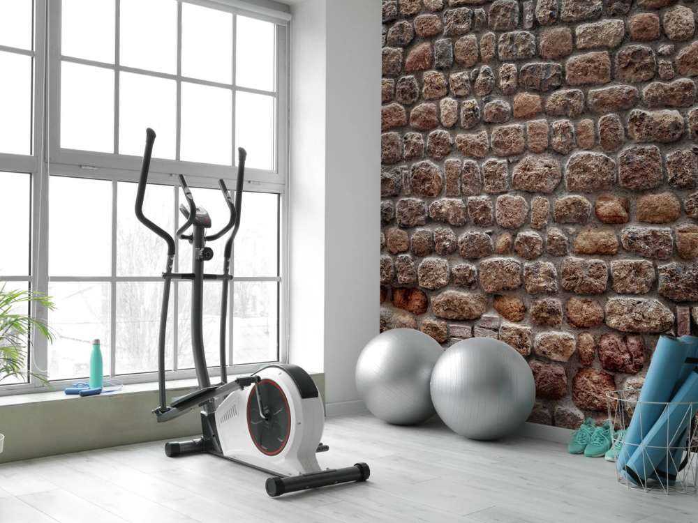 Muur met grote stenen