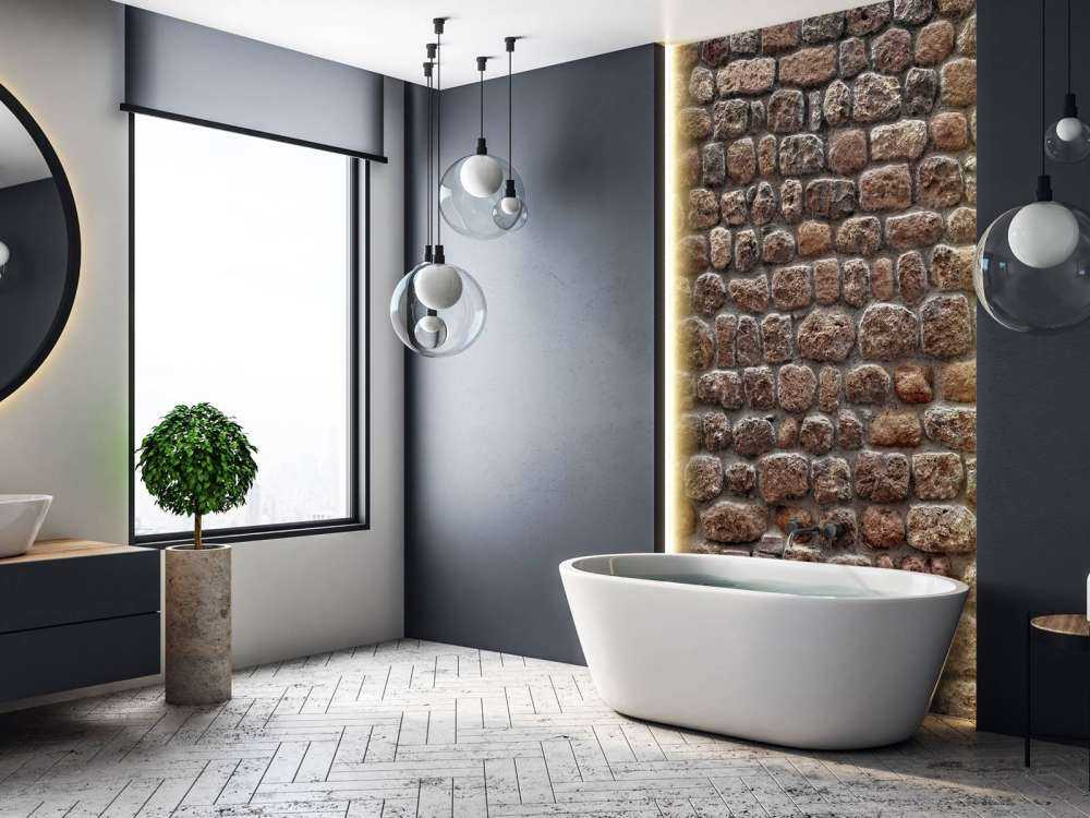 Muur met grote stenen