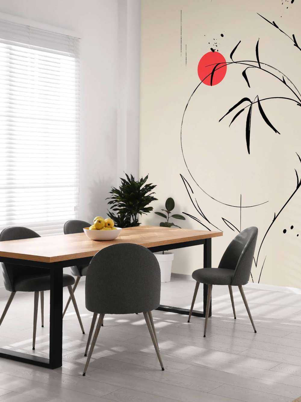 Abstracte illustratie in Oosterse stijl