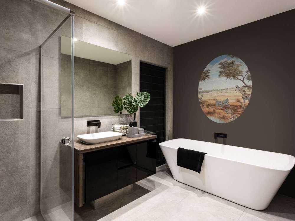 Safari landschap in kleur