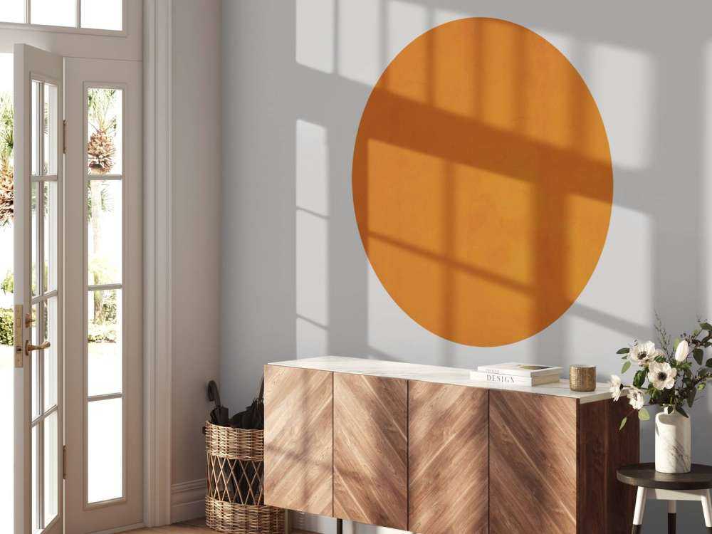 Oud oranje beton