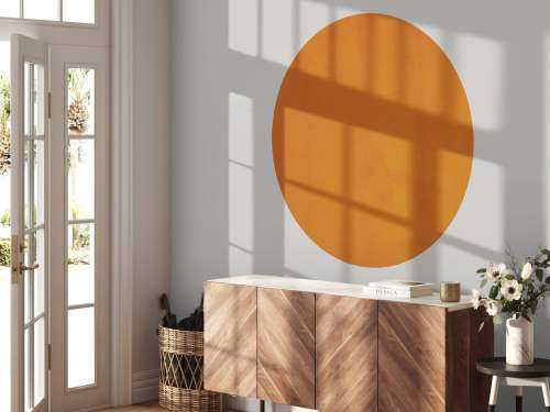 Oud oranje beton