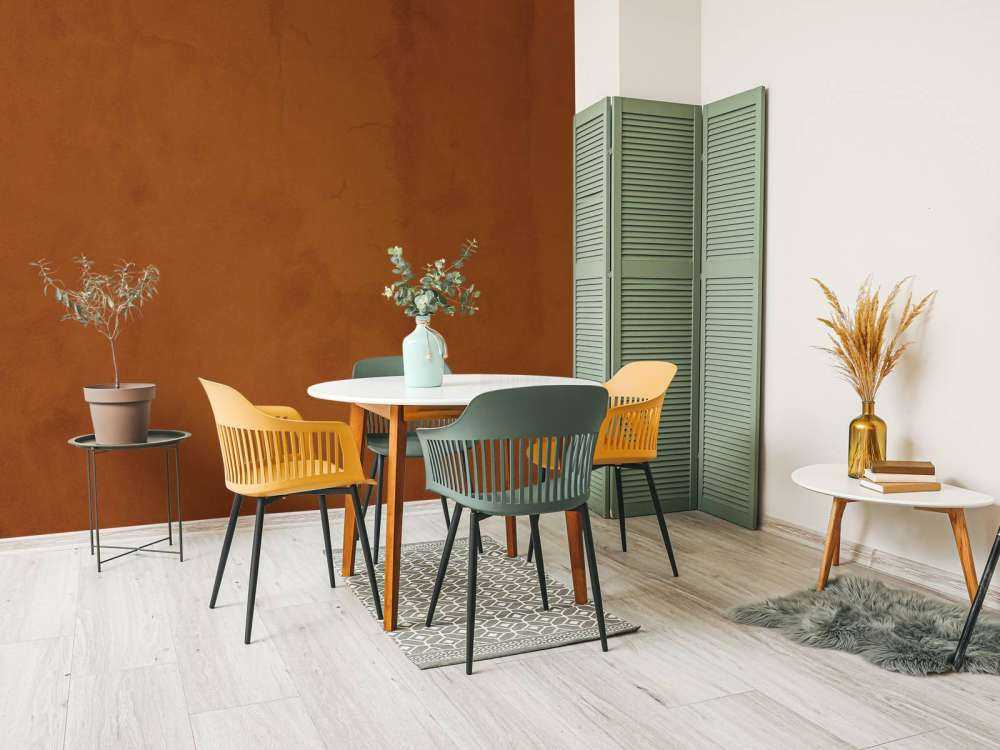 Licht roodbruin beton