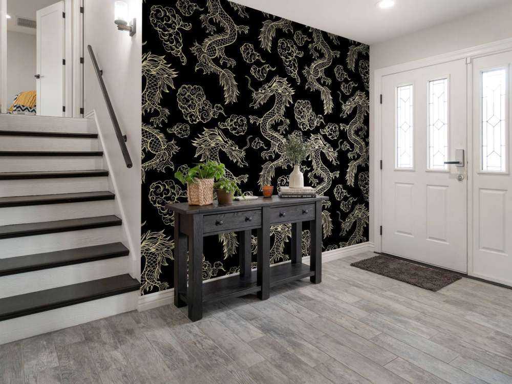 Donkere draken patroon