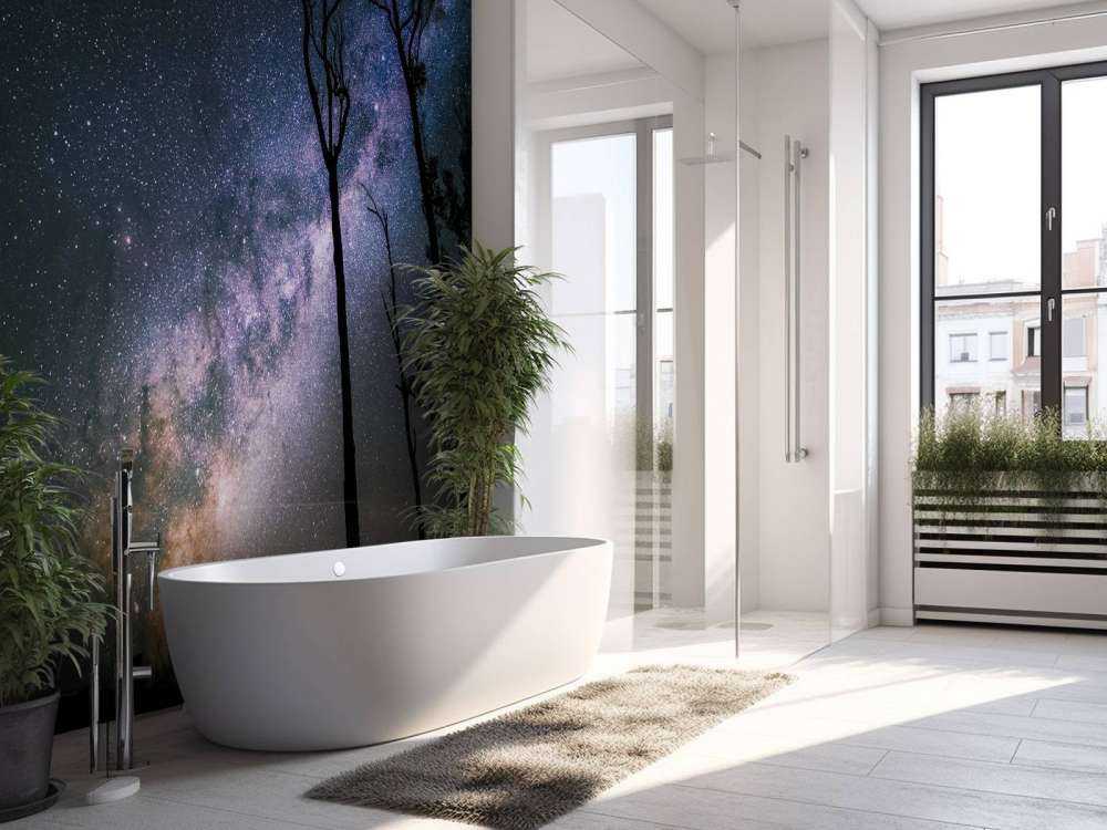 Sterren tussen de bomen