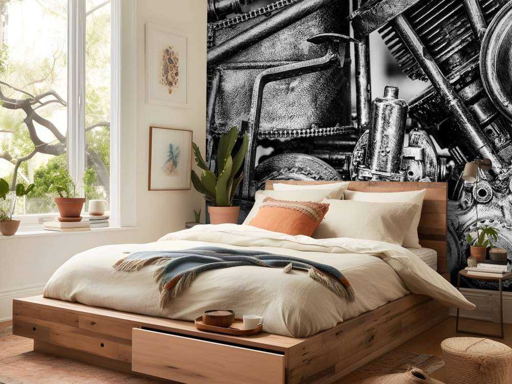 Motorblok van een motor