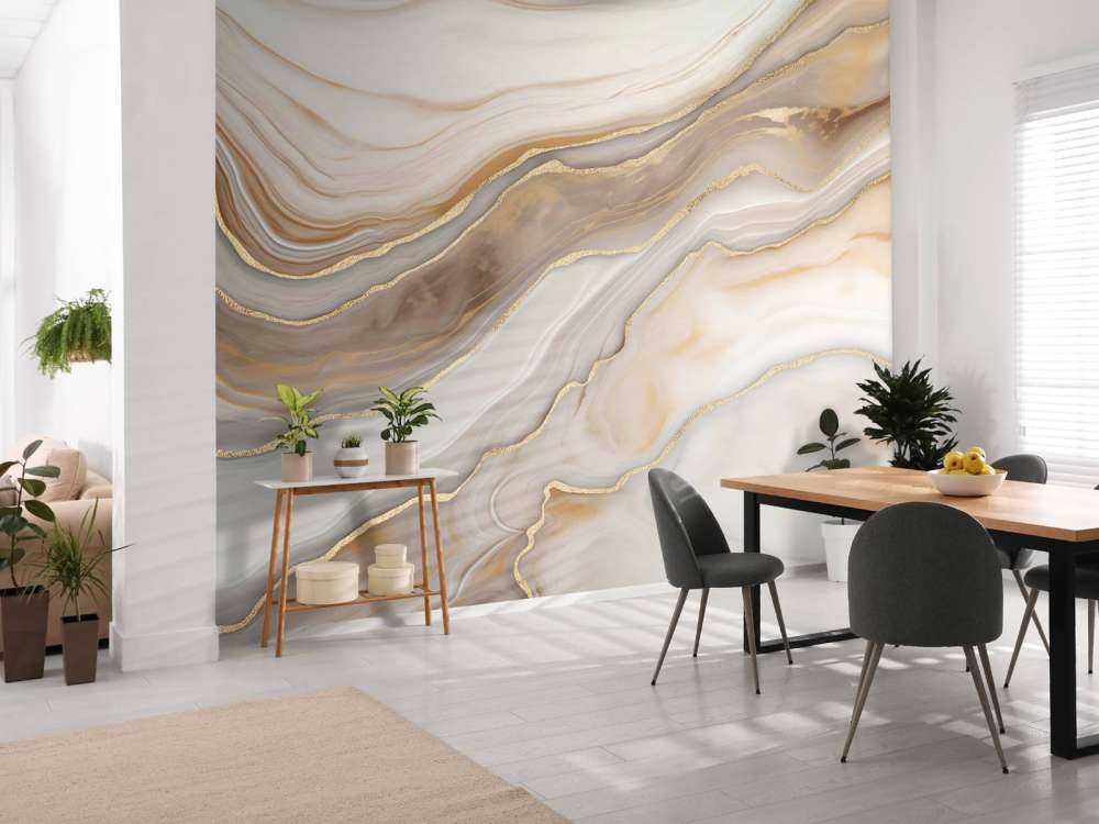 Luxury marble chic decor trend ivory beige