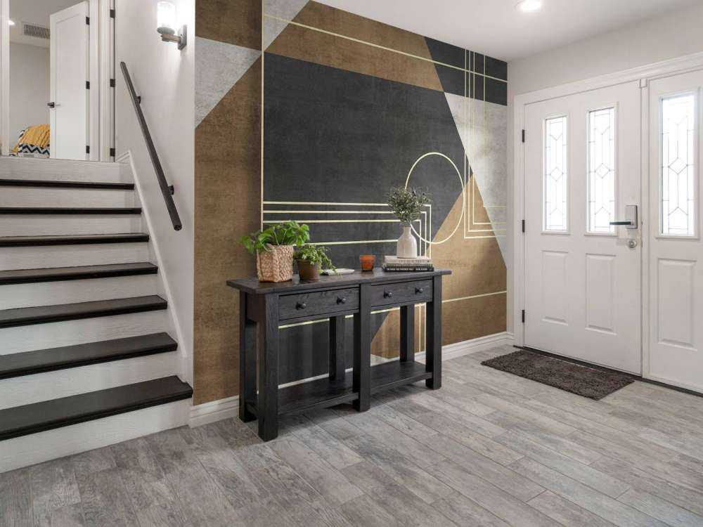 Gouden lijnen art deco