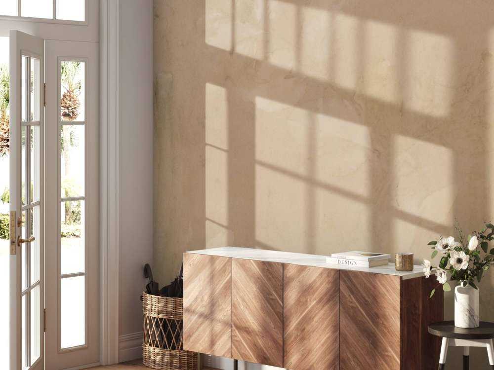 Weegbree en wilde geranium - sepia