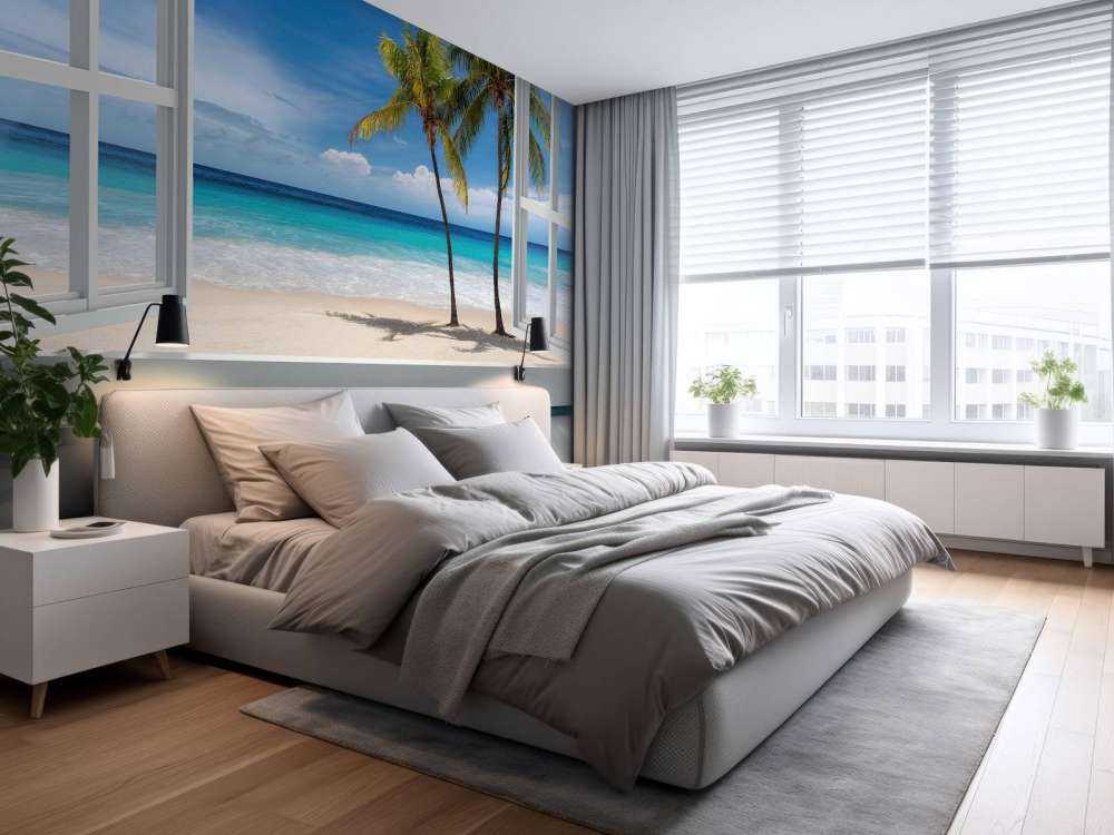 Uitzicht op tropisch strand