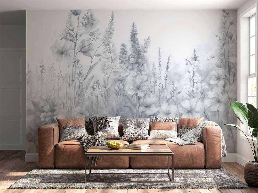 Tender English garden - blue