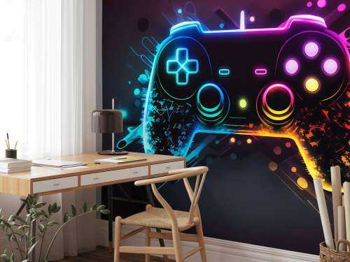 Neon Gaming Explosion