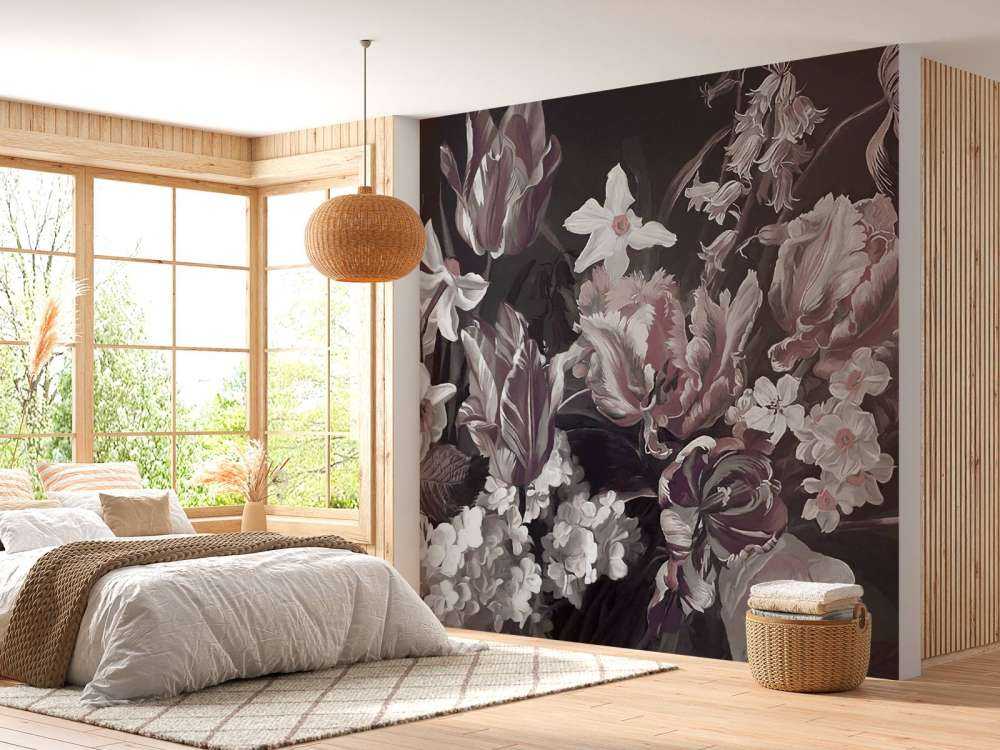 Bouquet with pions Pink