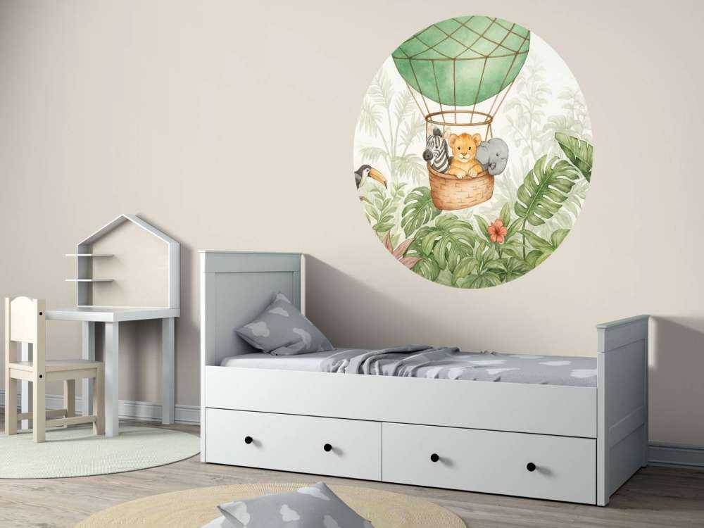 Jungleballon met kleine vrienden