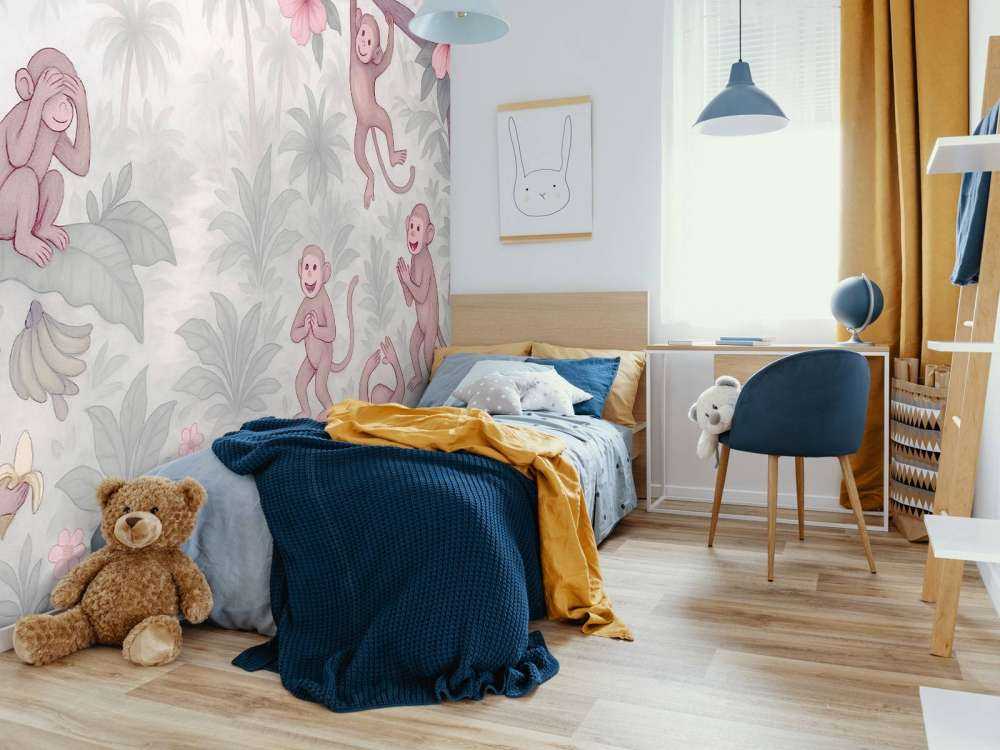 Speelse aapjes in de jungle