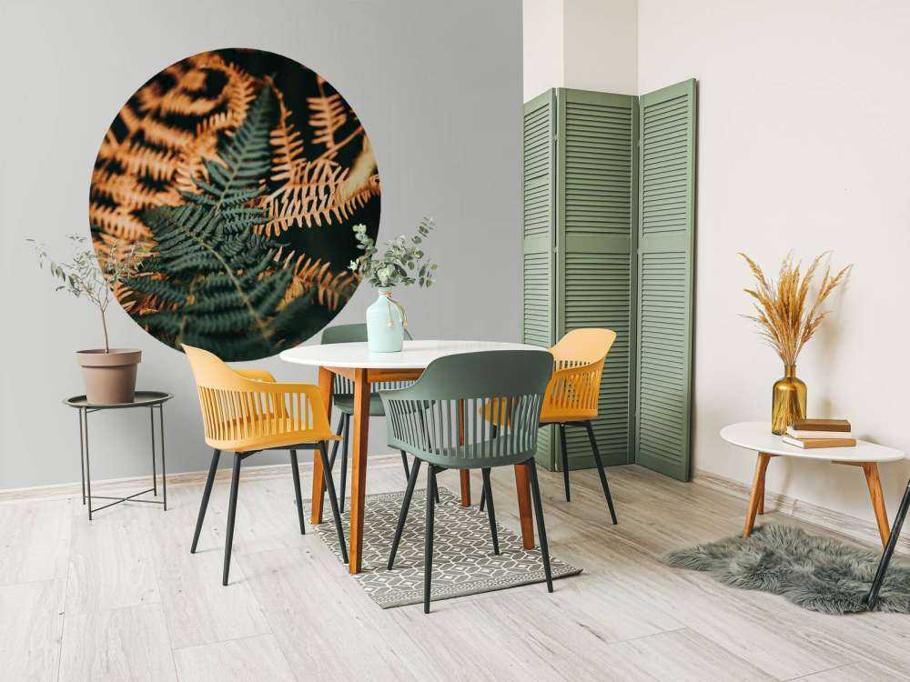 Diepgroene en Gouden Varens