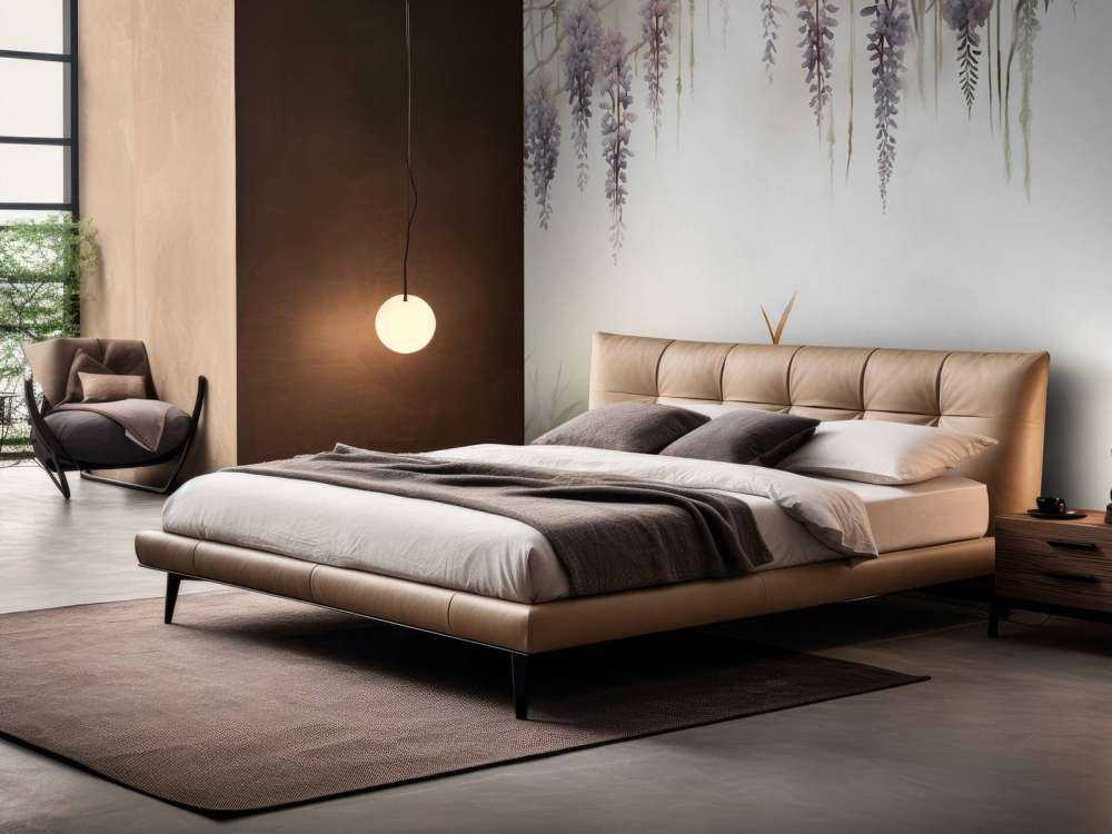 Wisteria and Field Grasses Beige