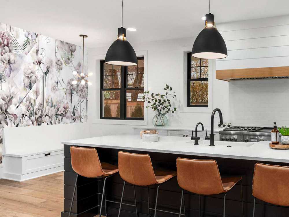 Huge Watercolor Irises Yellow