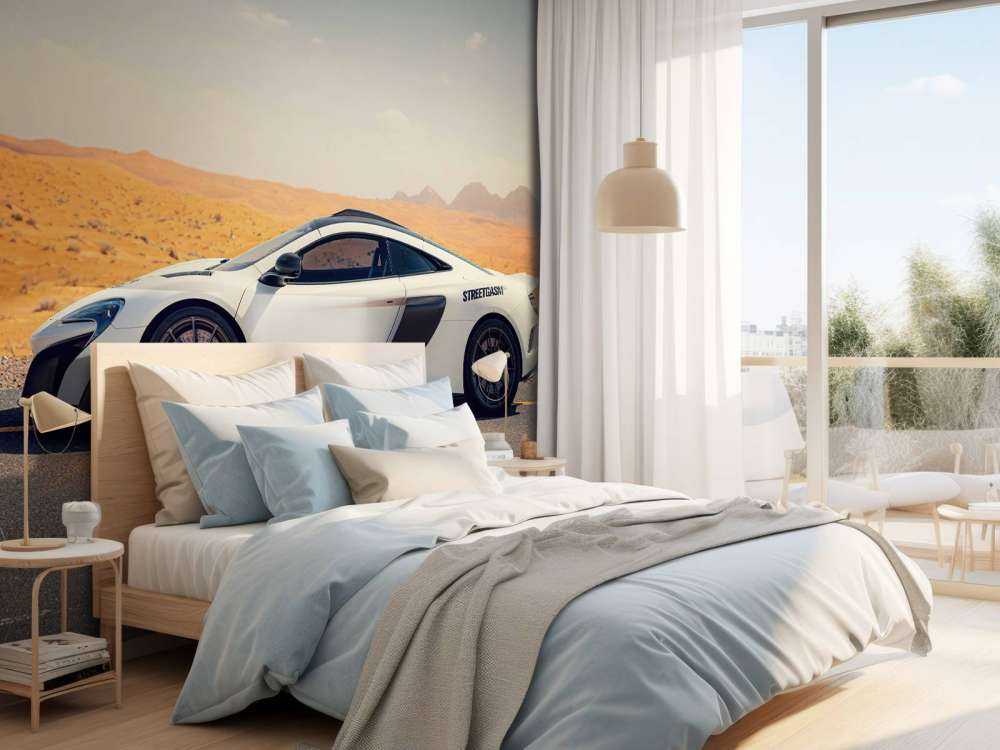 McLaren 675LT in de woestijn