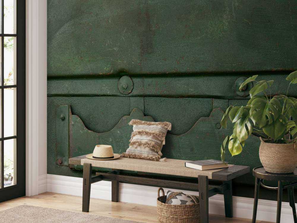 Groene metalen structuur