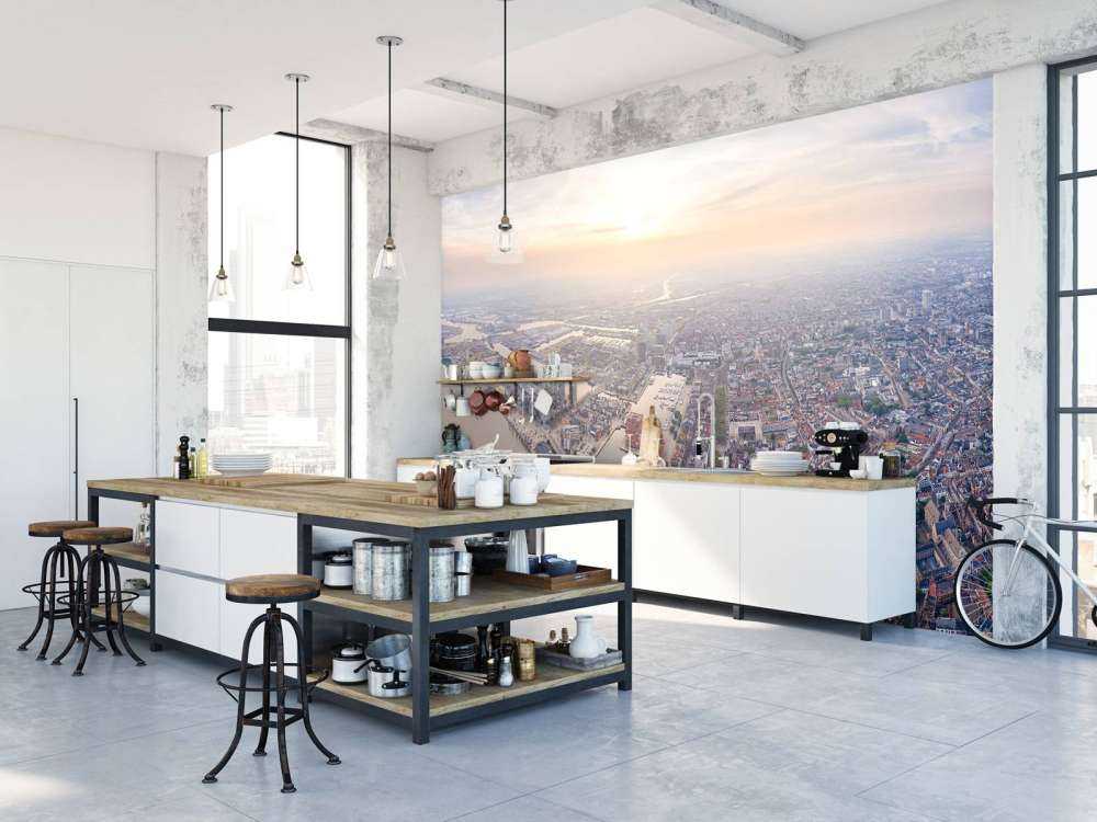 Luchtfoto Schelde Antwerpen