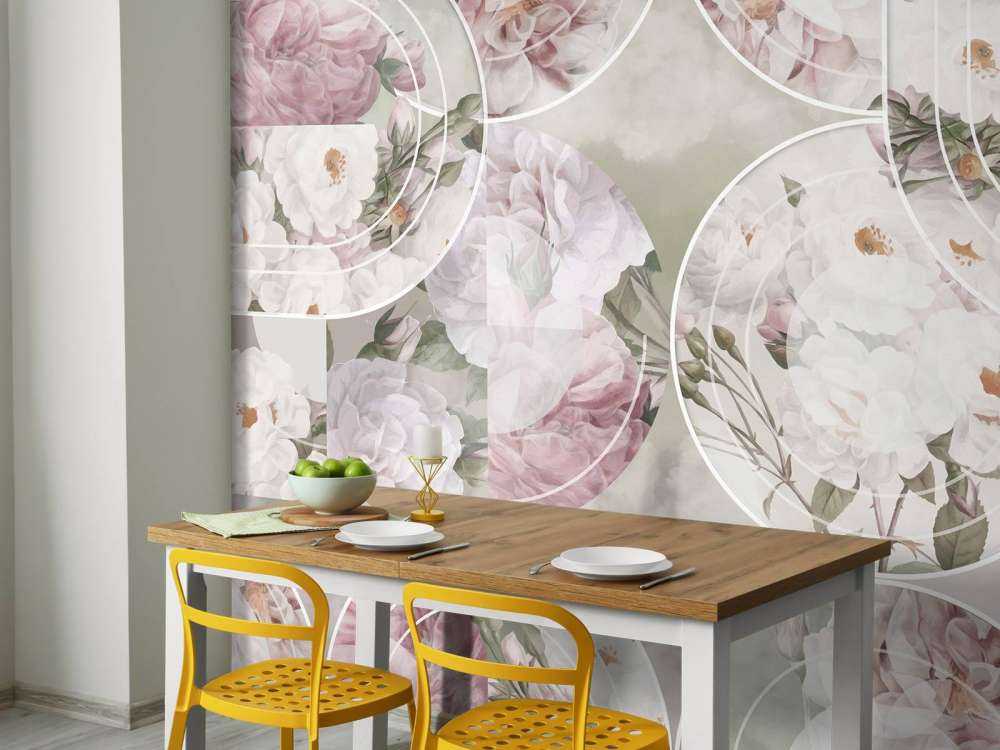 Timeless Floral Elegance - Blush Green