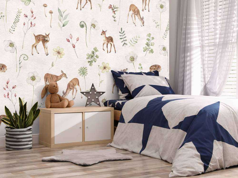 Dancing Deer - White