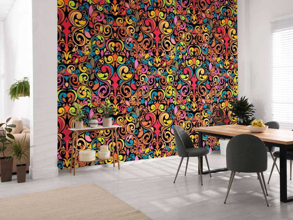 Abstracte gekleurde figuren