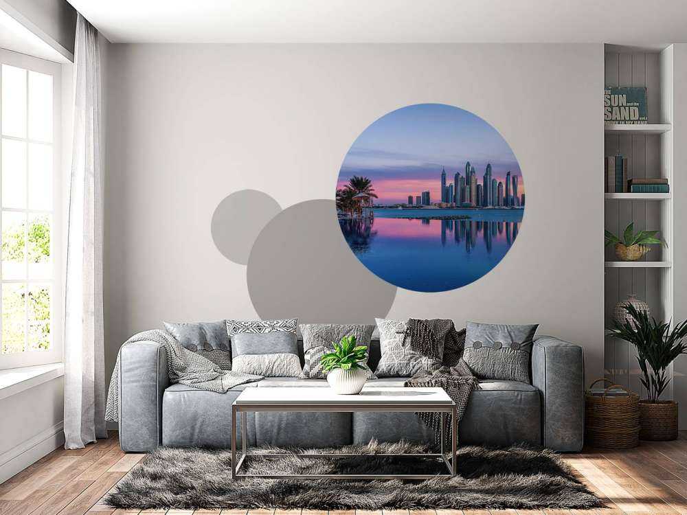 Dubai Marina bij zonsondergang