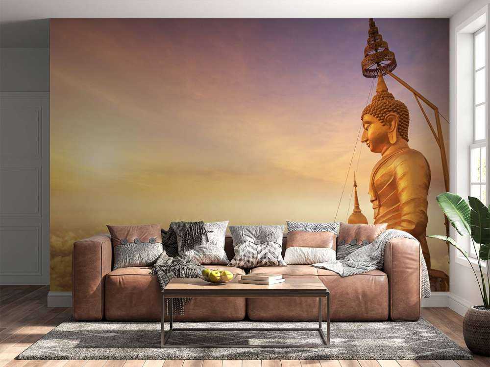 Boeddha op de Wat Tham Seua berg