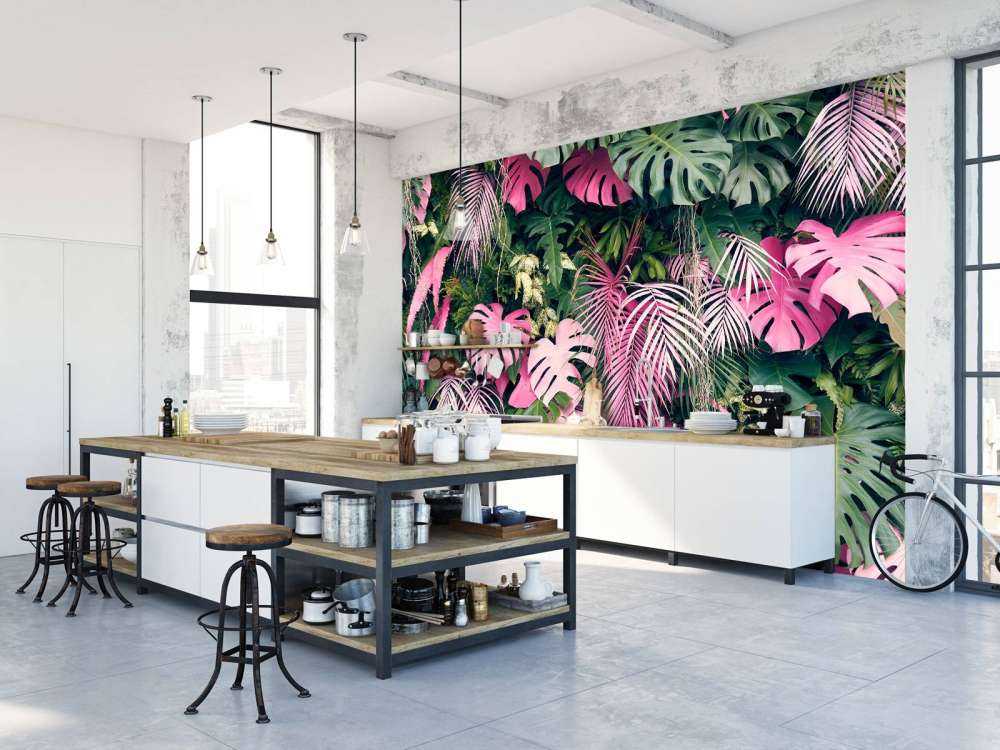 Gevarieerde en kleurrijke bladeren