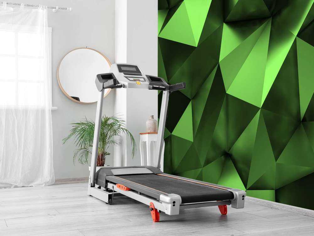 Groen veelhoekig geometrisch oppervlak