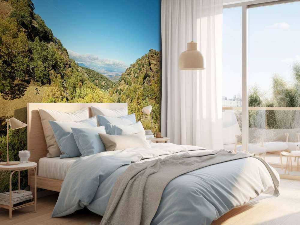 Kijkje door het berglandschap