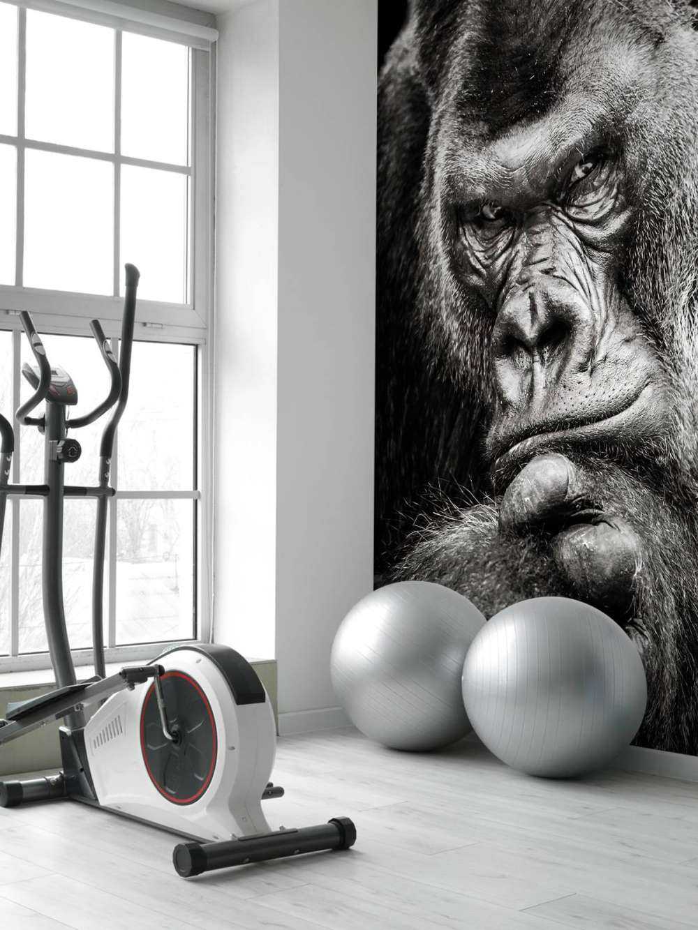 Close-up foto van een gorilla