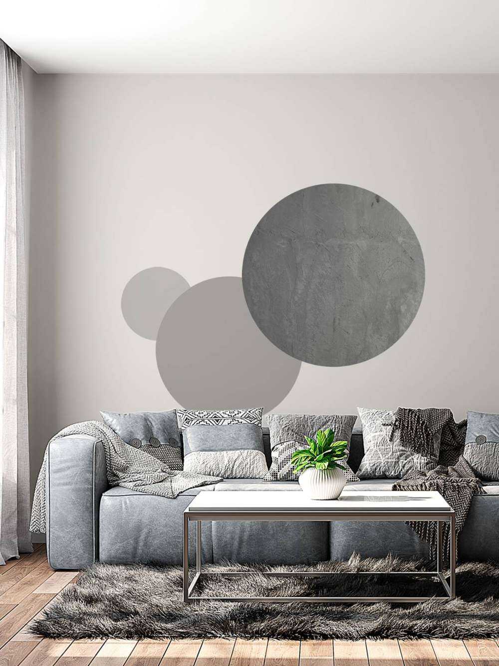 Grijze wand