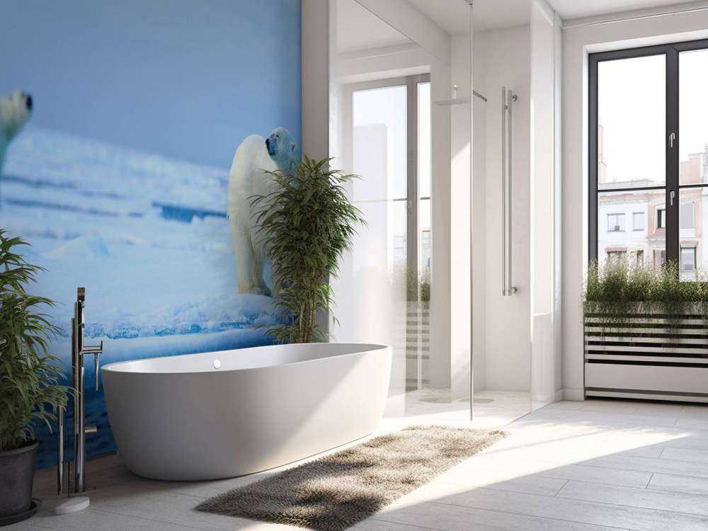 IJsberen op drijfijs