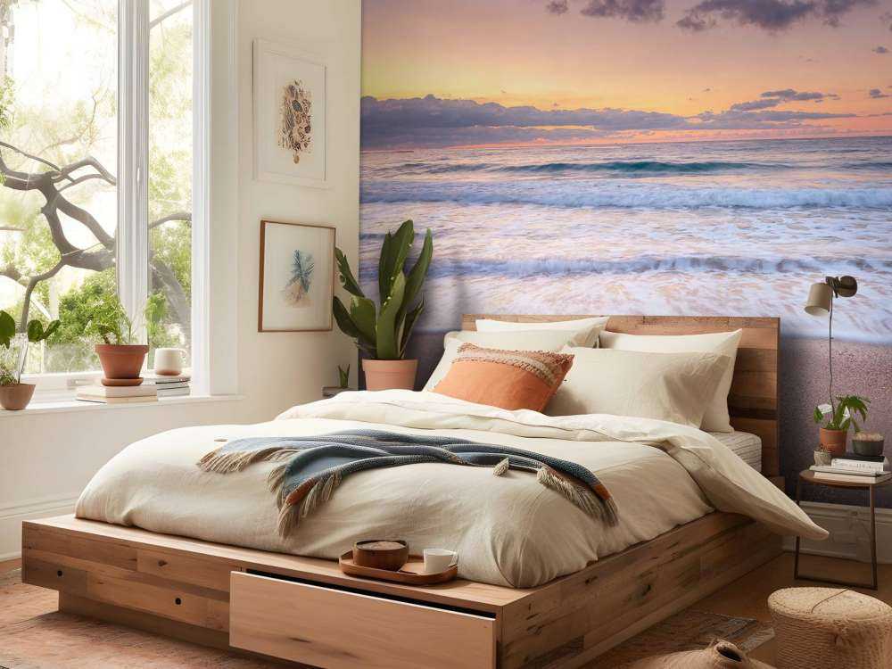 Mooie kleurrijke zonsondergang