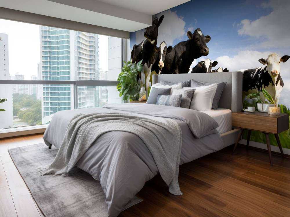 Holstein Koeien in de weide