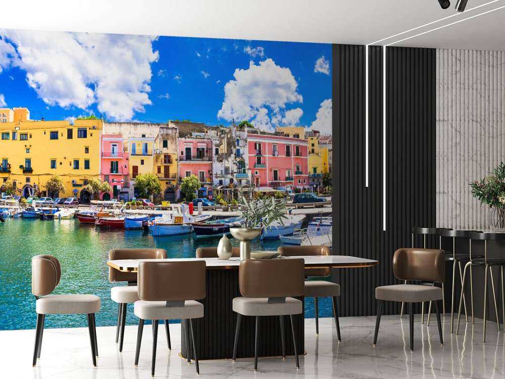 Een kleurrijk eilandje in Italië