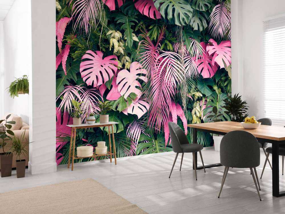 Gevarieerde en kleurrijke bladeren