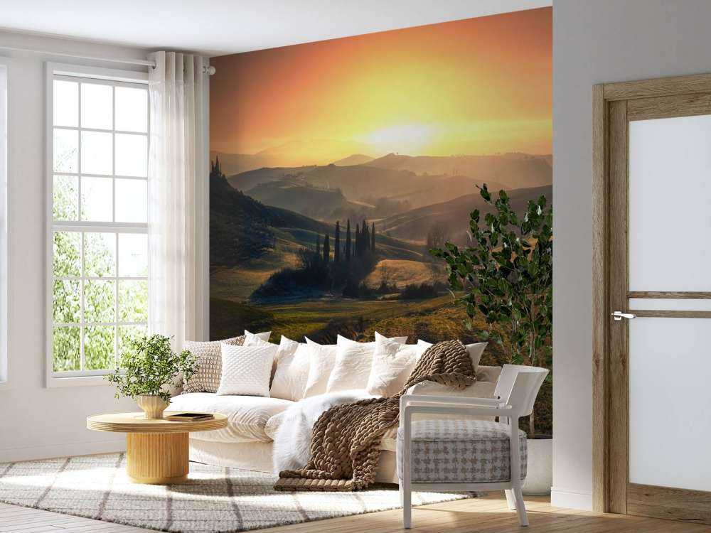 Val d'Orcia in the morning