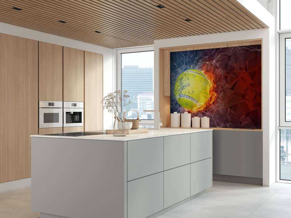 Tennisbal met veel kracht