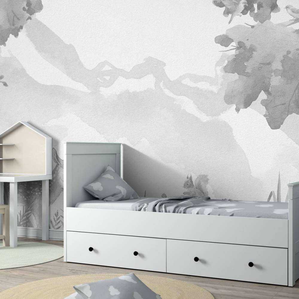 Hertjes in grijstinten