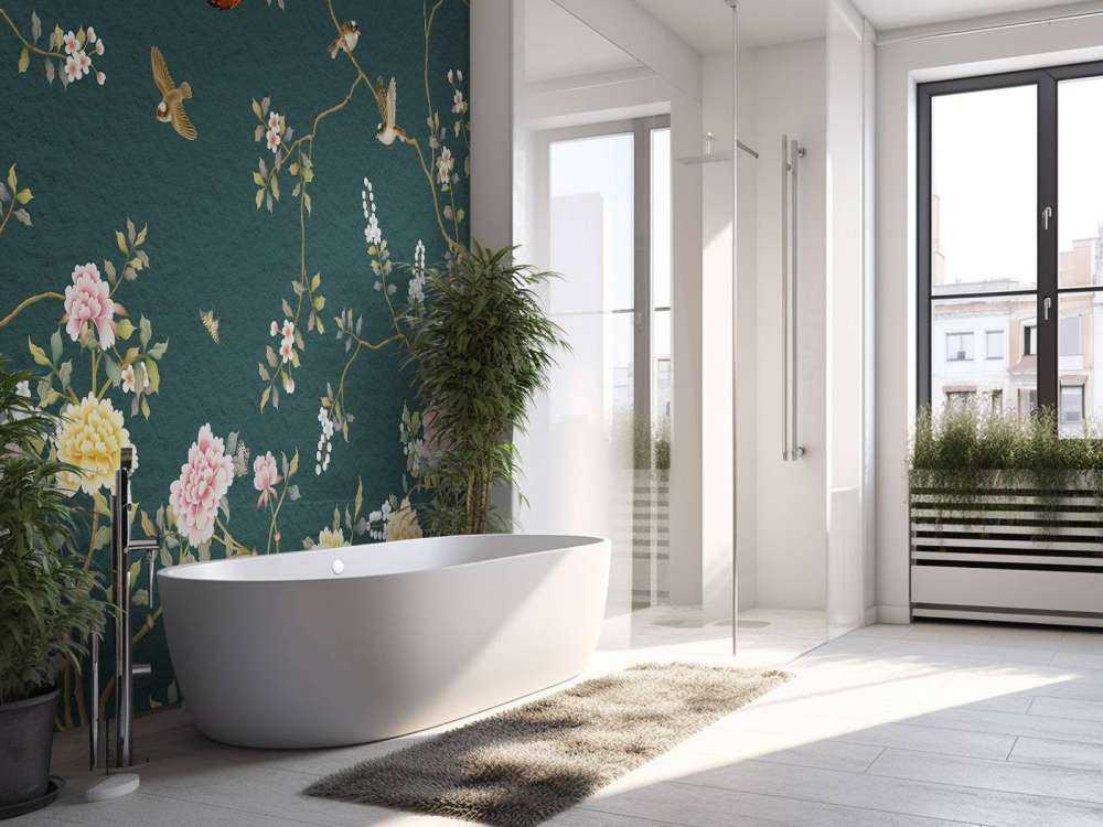 Grote en kleine bloemen