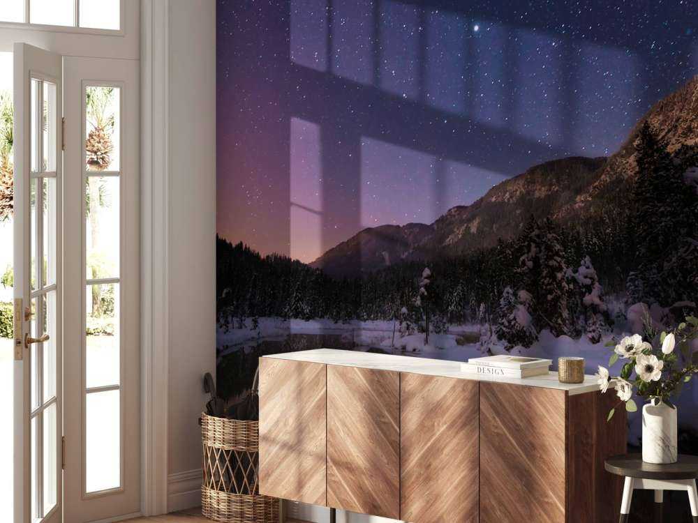 Droomnacht onder een sterrenhemel