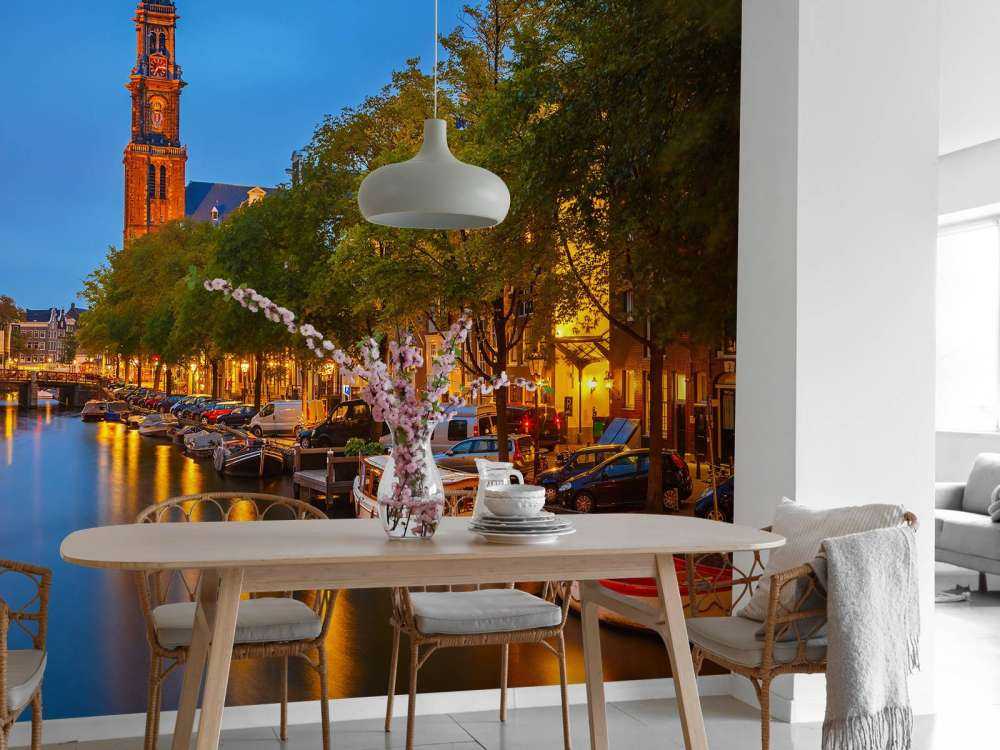 Kerk op de Prinsengracht in Amsterdam