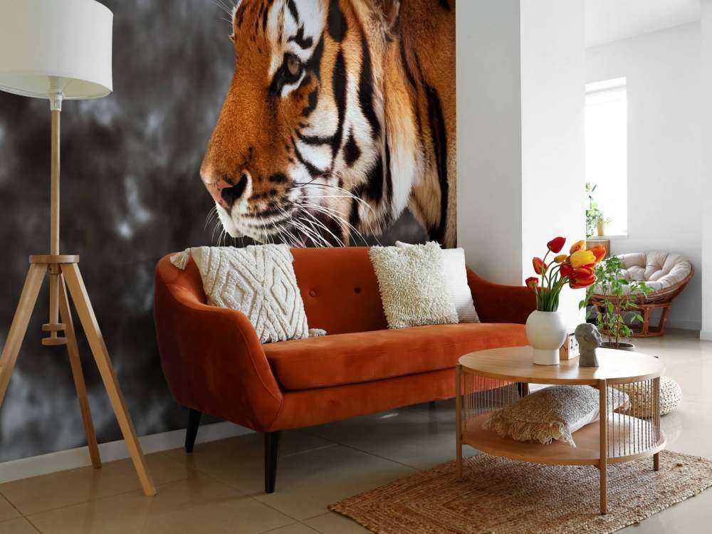 Wilde Tijger op zoek naar prooi