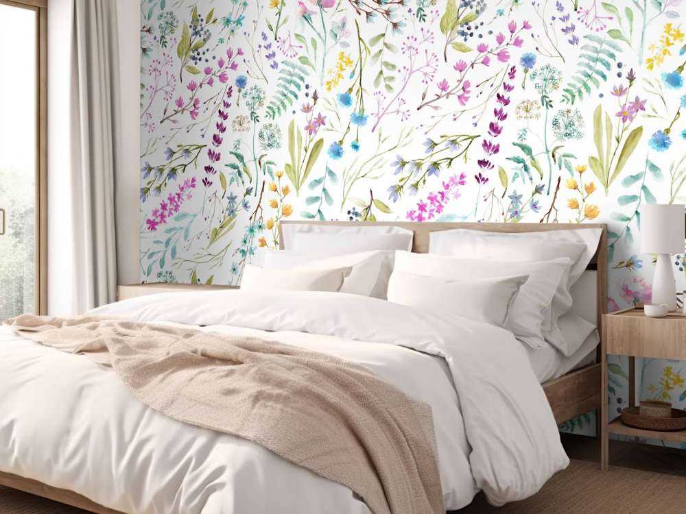 Bloemen van waterverf