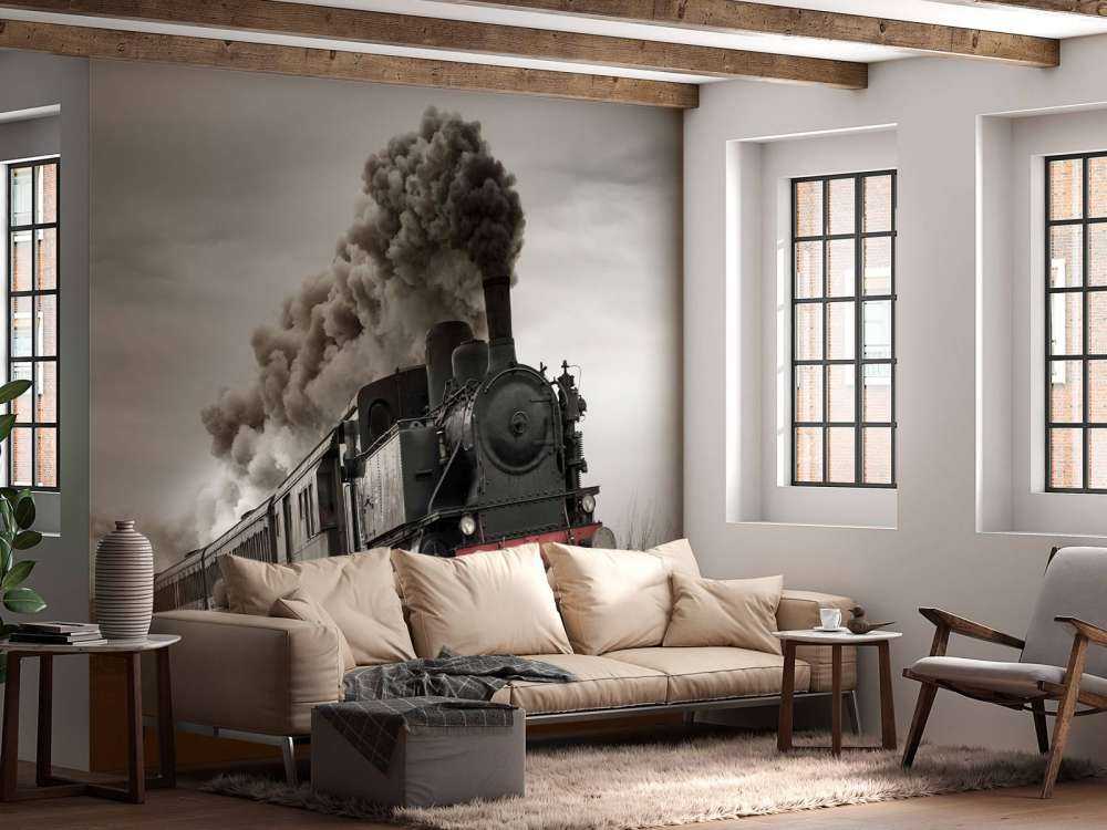 Vintage stoomtrein