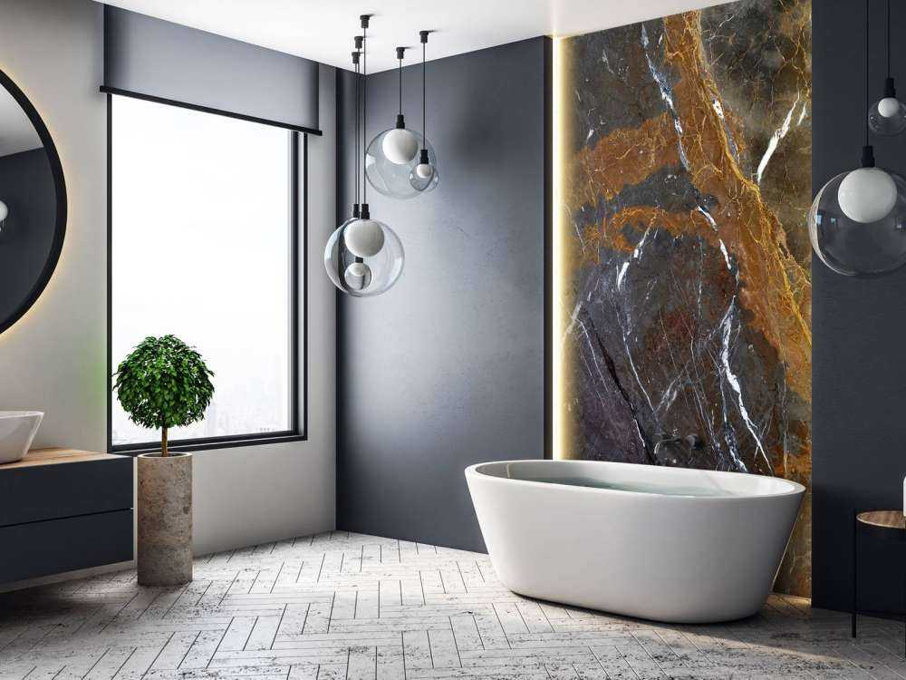 Marmer met mooie lijnen